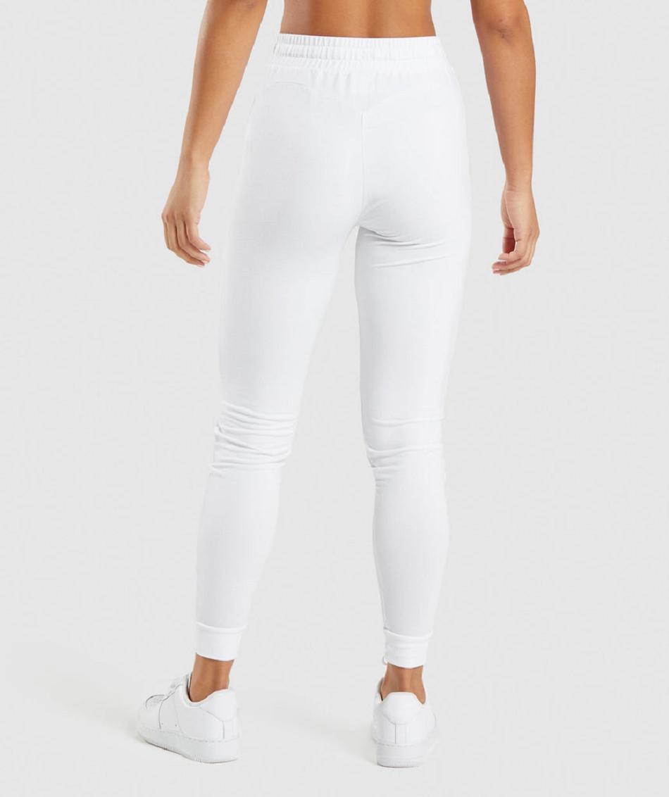 Pantalones Jogger Gymshark Entrenamiento Pippa Mujer Blancas | CO 2636BEX